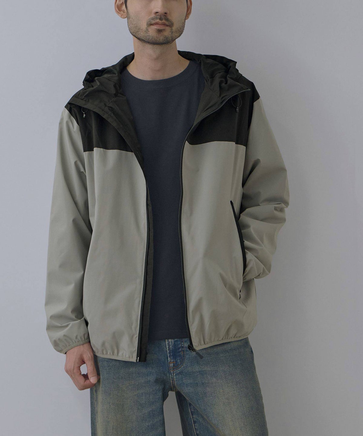 NAVY シャットアウター 裏メッシュパーカー メンズ