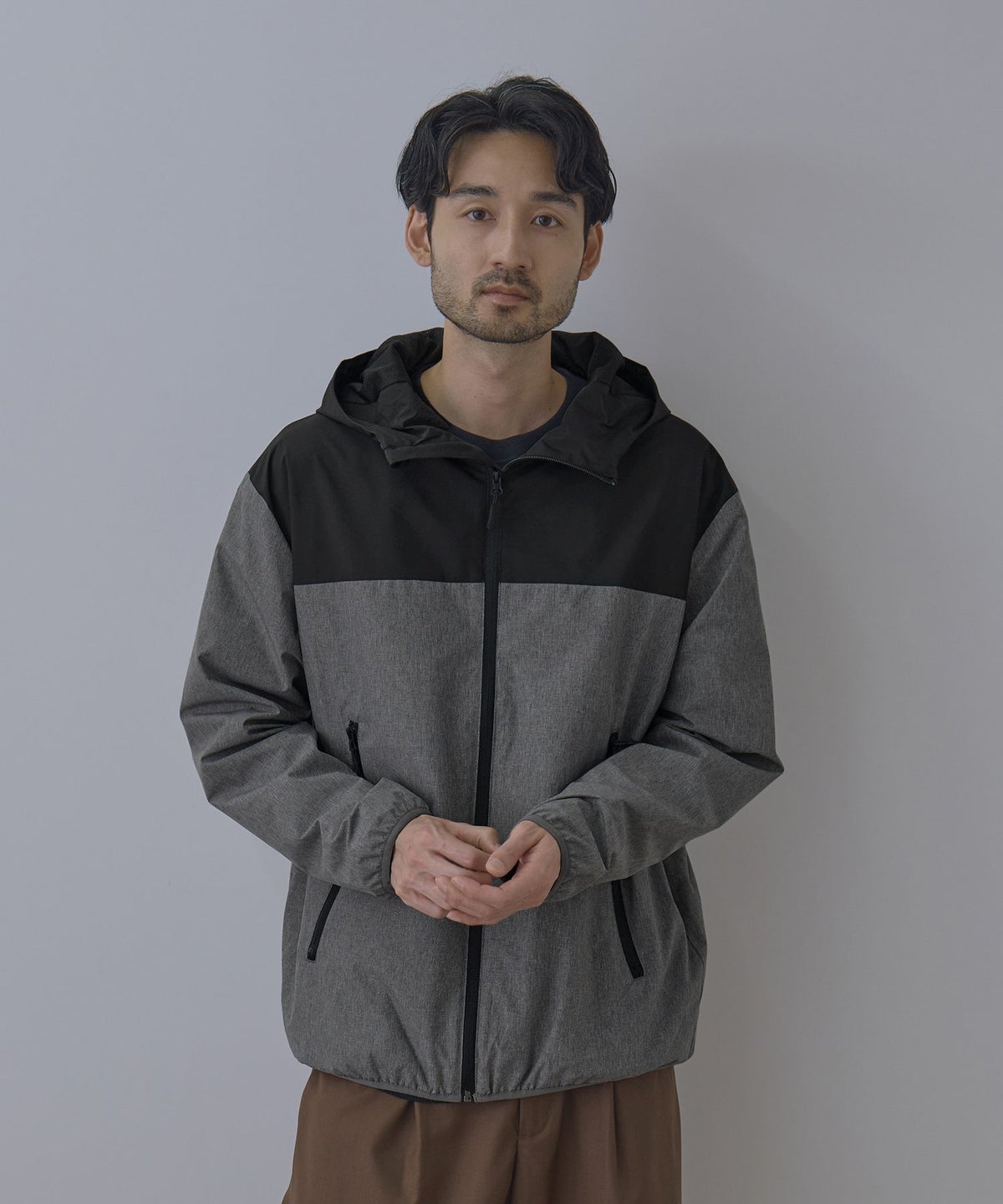 NAVY シャットアウター 裏メッシュパーカー メンズ
