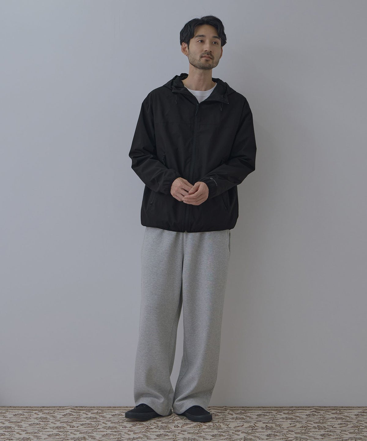 NAVY シャットアウター 裏メッシュパーカー メンズ