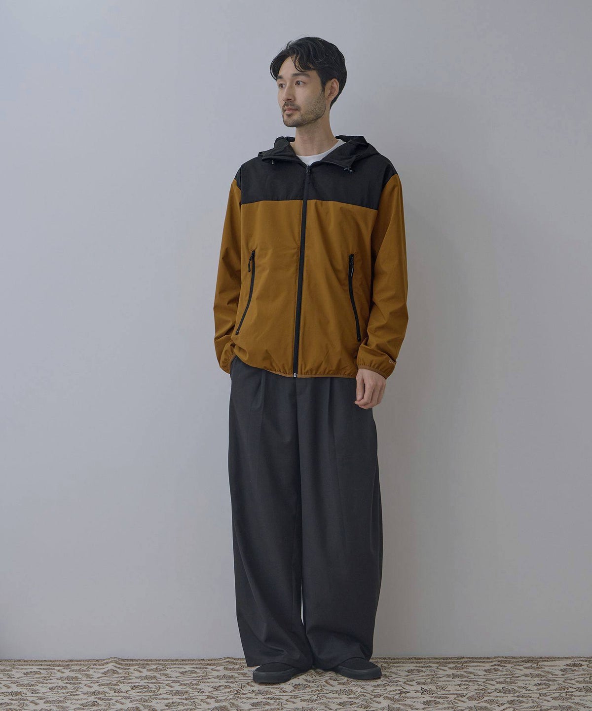 NAVY シャットアウター 裏メッシュパーカー メンズ
