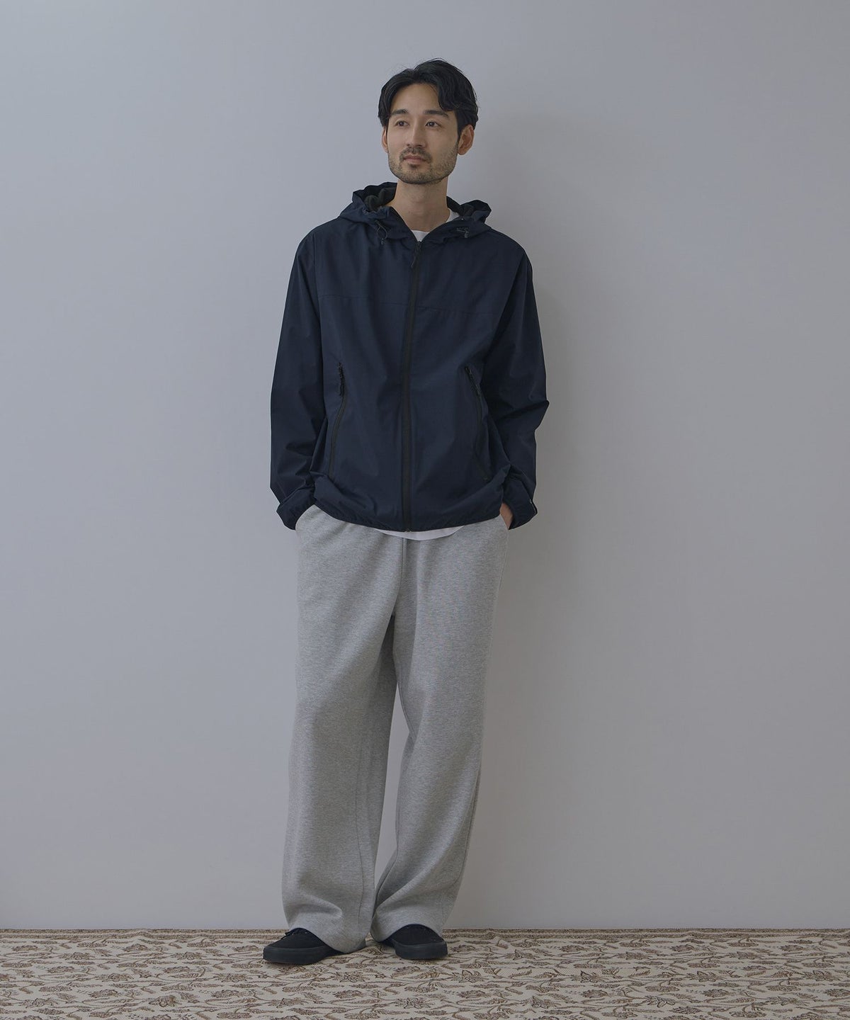 NAVY シャットアウター 裏メッシュパーカー メンズ
