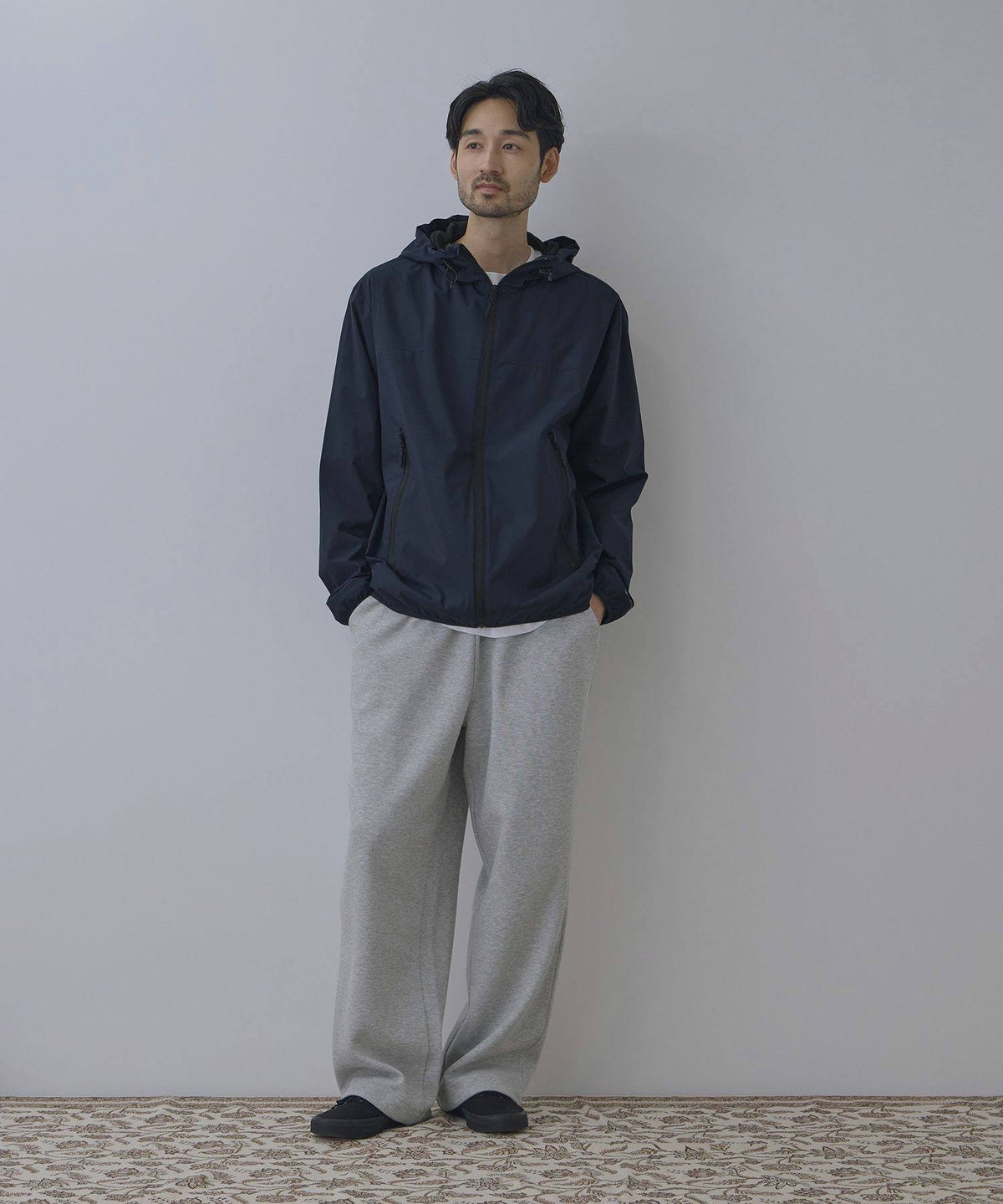 NAVY シャットアウター 裏メッシュパーカー メンズ