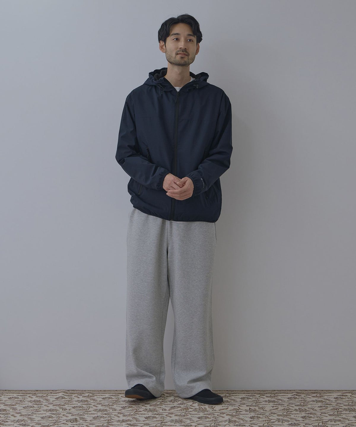 NAVY シャットアウター 裏メッシュパーカー メンズ