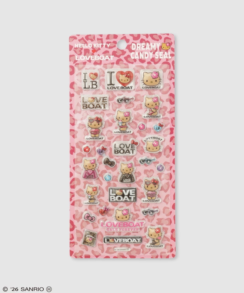 サンリオキャラクターズ ハローキティ×LOVE BOAT ぷっくりキャンディシール商品画像-1