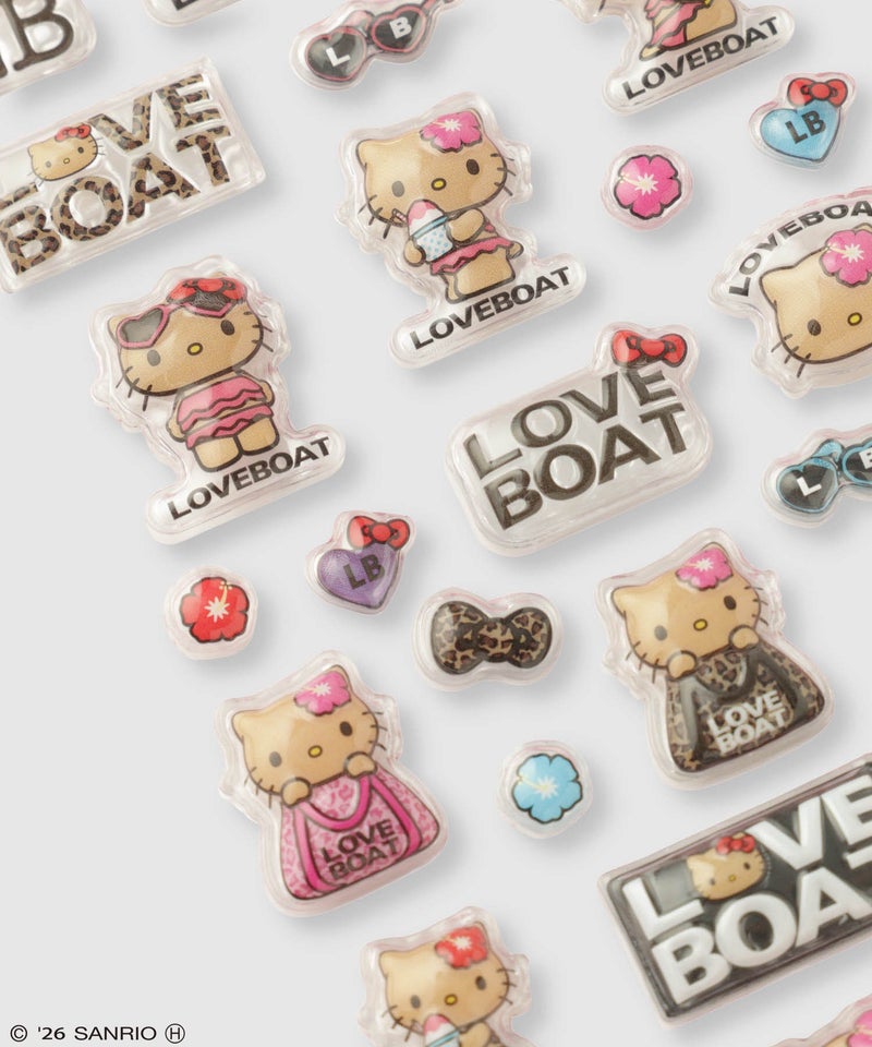サンリオキャラクターズ ハローキティ×LOVE BOAT ぷっくりキャンディシール商品画像-4