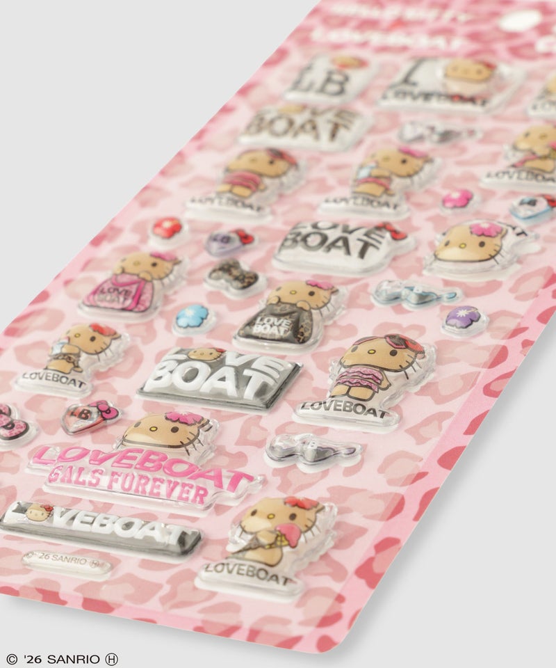 サンリオキャラクターズ ハローキティ×LOVE BOAT ぷっくりキャンディシール商品画像-5