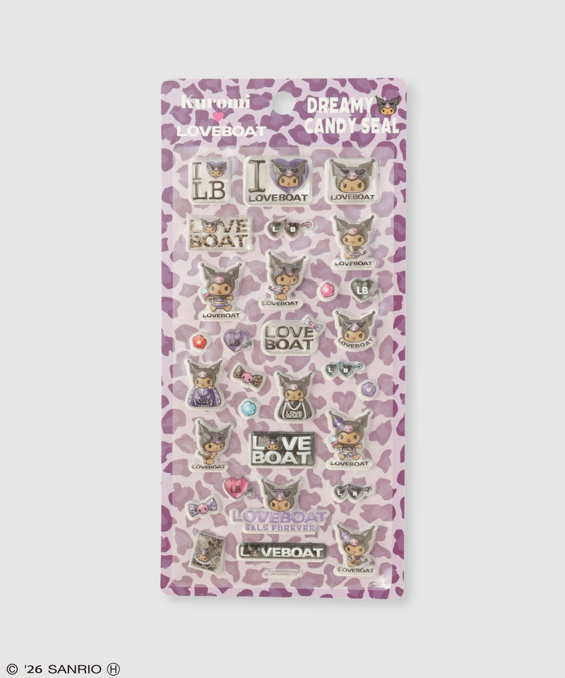 サンリオキャラクターズ クロミ×LOVE BOAT ぷっくりキャンディシール商品画像-1