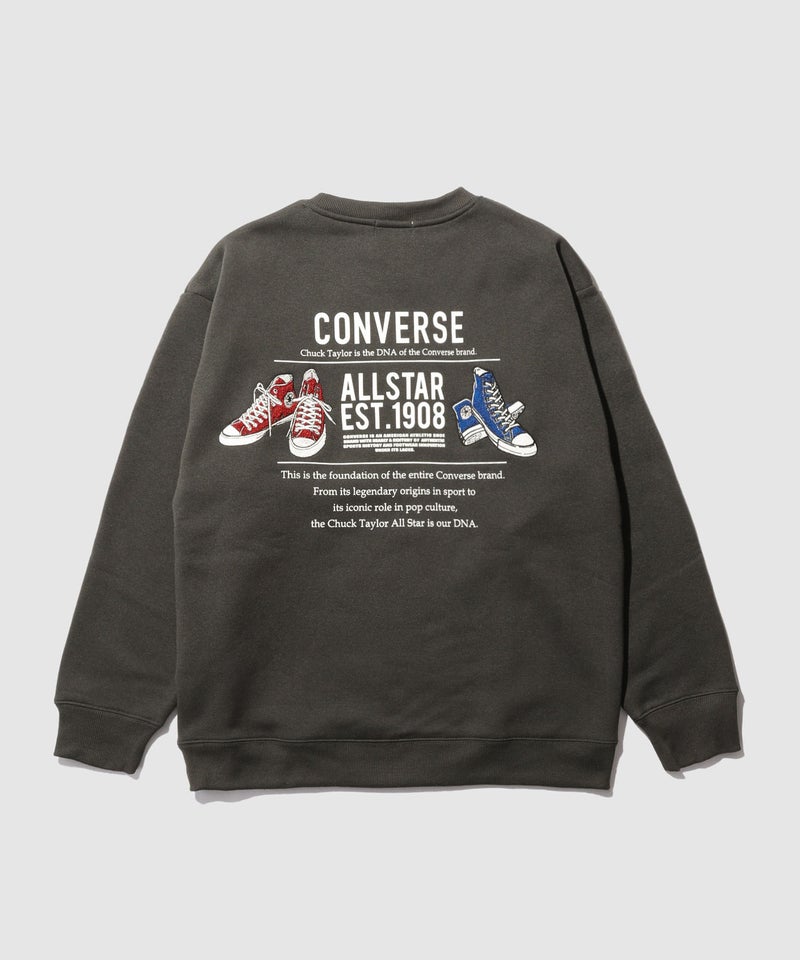 CONVERSE サガラ刺しゅう裏起毛トレーナー メンズ商品画像-3