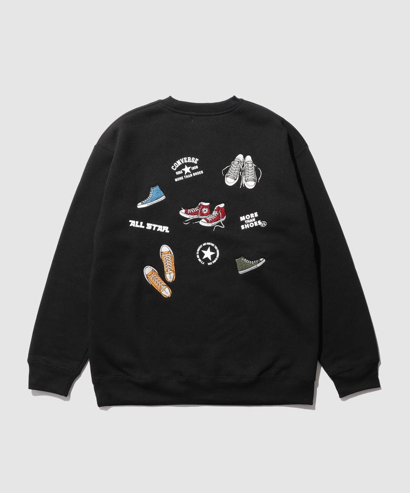 CONVERSE サガラ刺しゅう裏起毛トレーナー メンズ商品画像-4