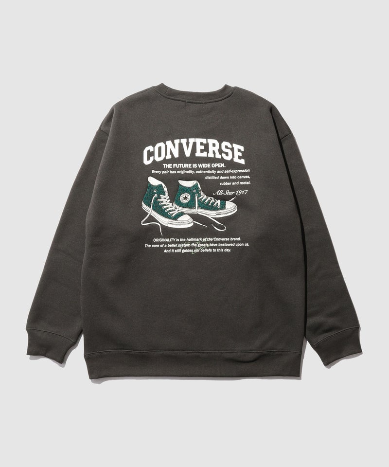 CONVERSE サガラ刺しゅう裏起毛トレーナー メンズ商品画像-3