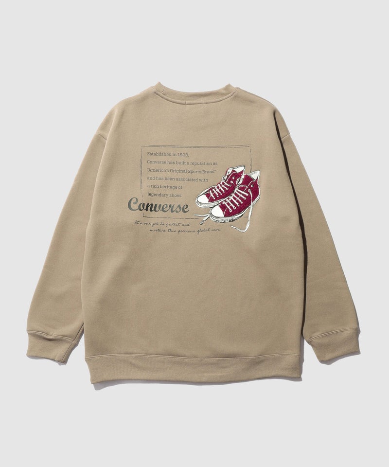 CONVERSE サガラ刺しゅう裏起毛トレーナー メンズ商品画像-4