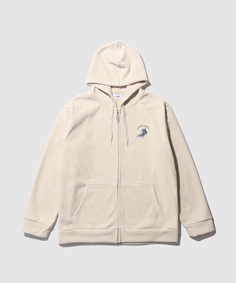 CONVERSE  ワッフルフリースジップパーカー メンズ商品画像-2