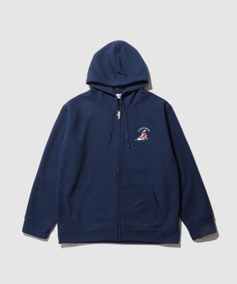 CONVERSE  ワッフルフリースジップパーカー メンズ商品画像-4