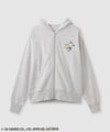 サンリオキャラクターズ×CONVERSE ワンポイント刺しゅうフルジップパーカー レディース商品サムネイル-5