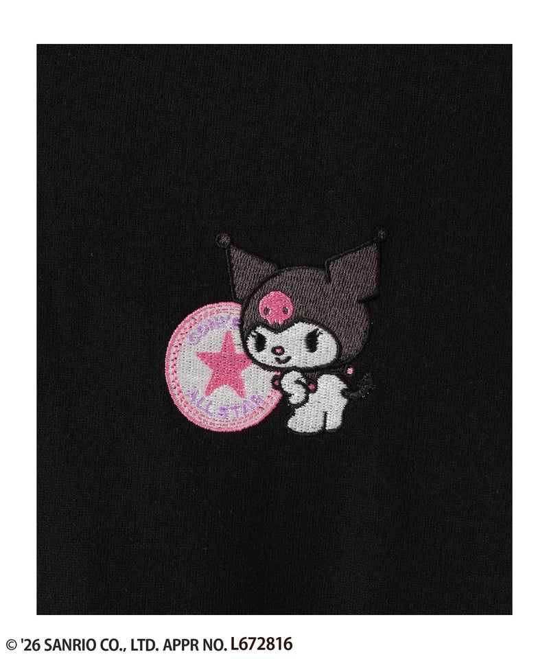 サンリオキャラクターズ×CONVERSE ワンポイント刺しゅうフルジップパーカー レディース商品画像-8