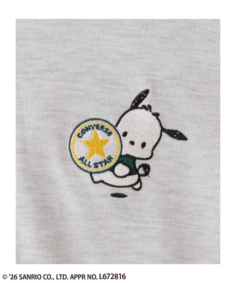 サンリオキャラクターズ×CONVERSE ワンポイント刺しゅうフルジップパーカー レディース商品画像-11