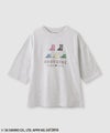 サンリオキャラクターズ×CONVERSE プリント7分袖Tシャツ レディース メール便 対応商品商品サムネイル-3
