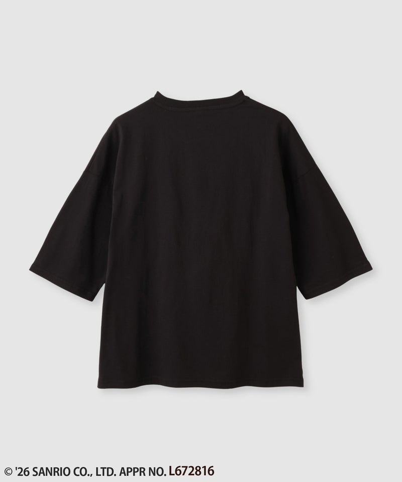 サンリオキャラクターズ×CONVERSE プリント7分袖Tシャツ レディース メール便 対応商品商品画像-4
