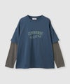 CONVERSE レイヤードシアー長袖Tシャツ レディース メール便 対応商品商品サムネイル-3