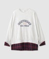CONVERSE  シャツレイヤード裏毛カットソー レディース商品サムネイル-1