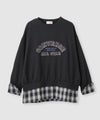 CONVERSE シャツレイヤード裏毛カットソー レディース商品サムネイル-2