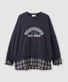 CONVERSE シャツレイヤード裏毛カットソー レディース商品サムネイル-3