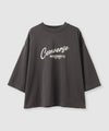 CONVERSE  ワイドシルエット ロゴ8分袖Tシャツ レディース メール便 対応商品商品サムネイル-3