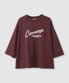 CONVERSE  ワイドシルエット ロゴ8分袖Tシャツ レディース メール便 対応商品商品サムネイル-4