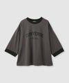 CONVERSE ワイドシルエット 8分袖リンガーTシャツ レディース メール便 対応商品商品サムネイル-2