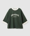 CONVERSE  ワイドシルエット 8分袖リンガーTシャツ レディース メール便 対応商品商品サムネイル-3