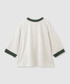 CONVERSE  ワイドシルエット 8分袖リンガーTシャツ レディース メール便 対応商品商品サムネイル-5