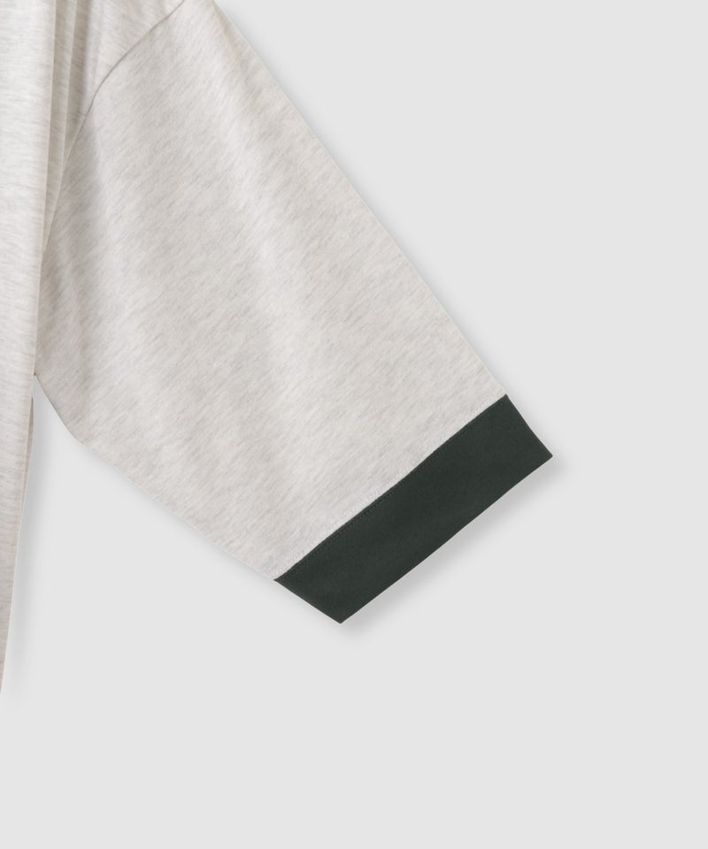 CONVERSE  ワイドシルエット 8分袖リンガーTシャツ レディース メール便 対応商品商品画像-7