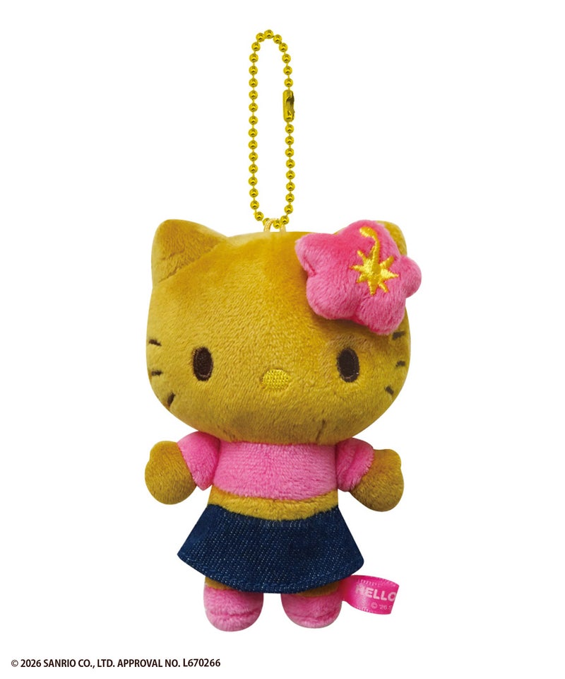 サンリオキャラクターズ ハローキティ 日焼けシリーズボールチェーンマスコット商品画像-1