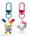 サンリオキャラクターズ ウサハナ・チャーミーキティ PVCペアキーホルダー商品サムネイル-1