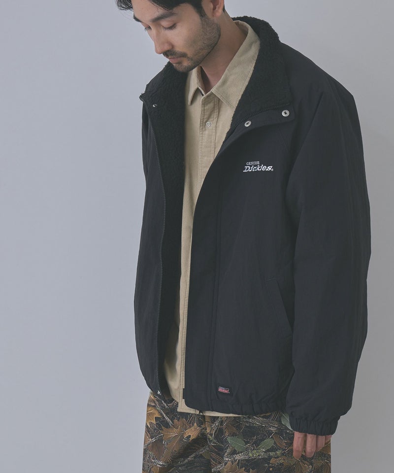 GENUINE Dickies 裏ボアジップアップナイロンスタンドブルゾン メンズ商品画像-4