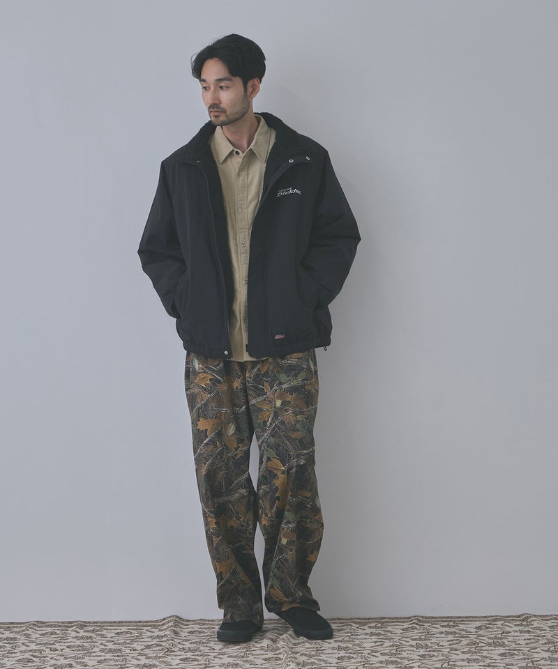 GENUINE Dickies 裏ボアジップアップナイロンスタンドブルゾン メンズ商品画像-13