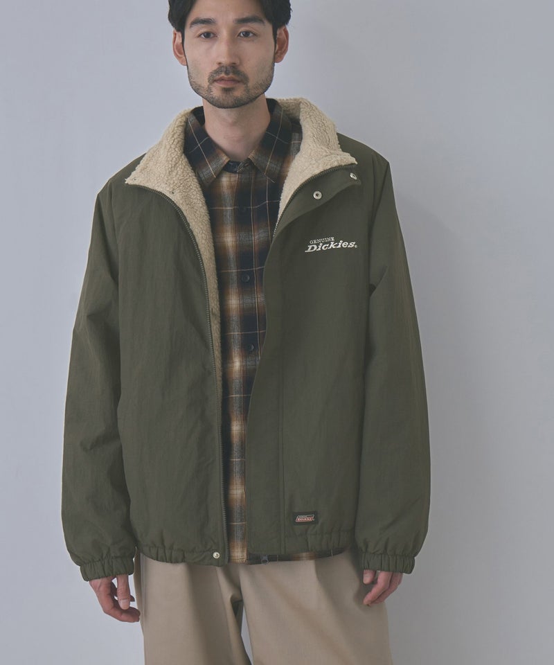 GENUINE Dickies 裏ボアジップアップナイロンスタンドブルゾン メンズ商品画像-14