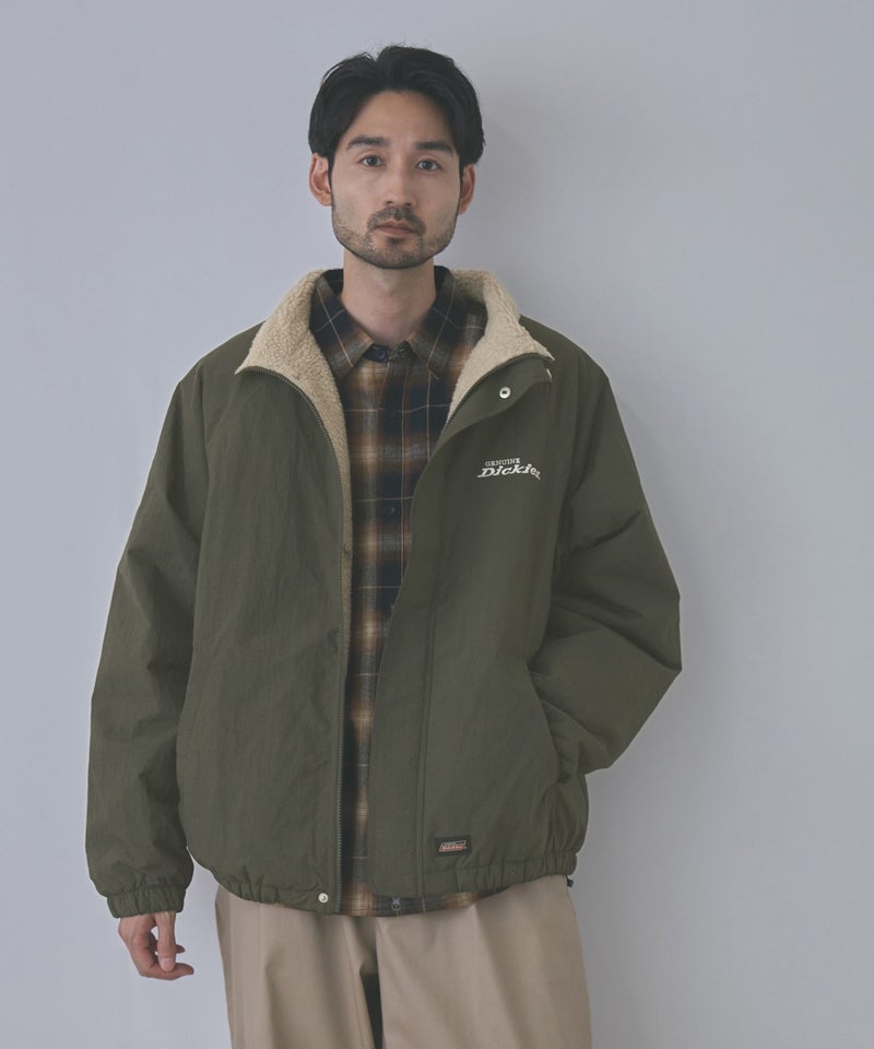 GENUINE Dickies 裏ボアジップアップナイロンスタンドブルゾン メンズ商品画像-15
