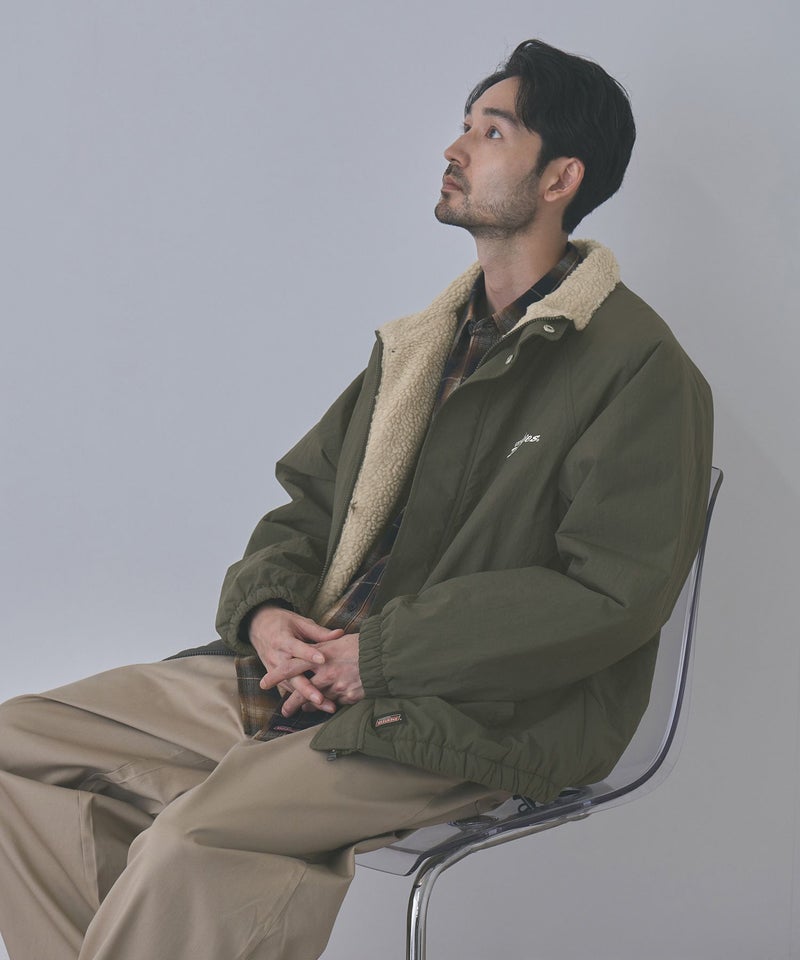 GENUINE Dickies 裏ボアジップアップナイロンスタンドブルゾン メンズ商品画像-16