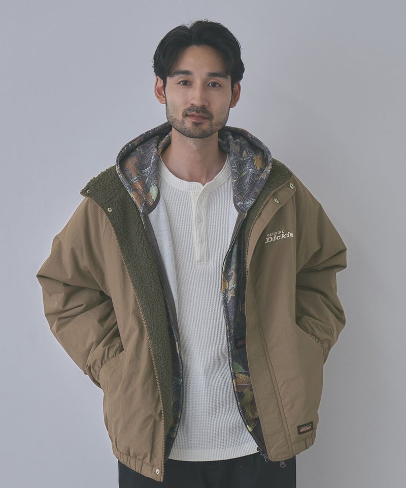 GENUINE Dickies 裏ボアジップアップナイロンスタンドブルゾン メンズ商品画像-20