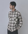 GENUINE Dickies ワンポイントロゴ刺しゅう ネルチェックワークシャツ メンズ商品サムネイル-2