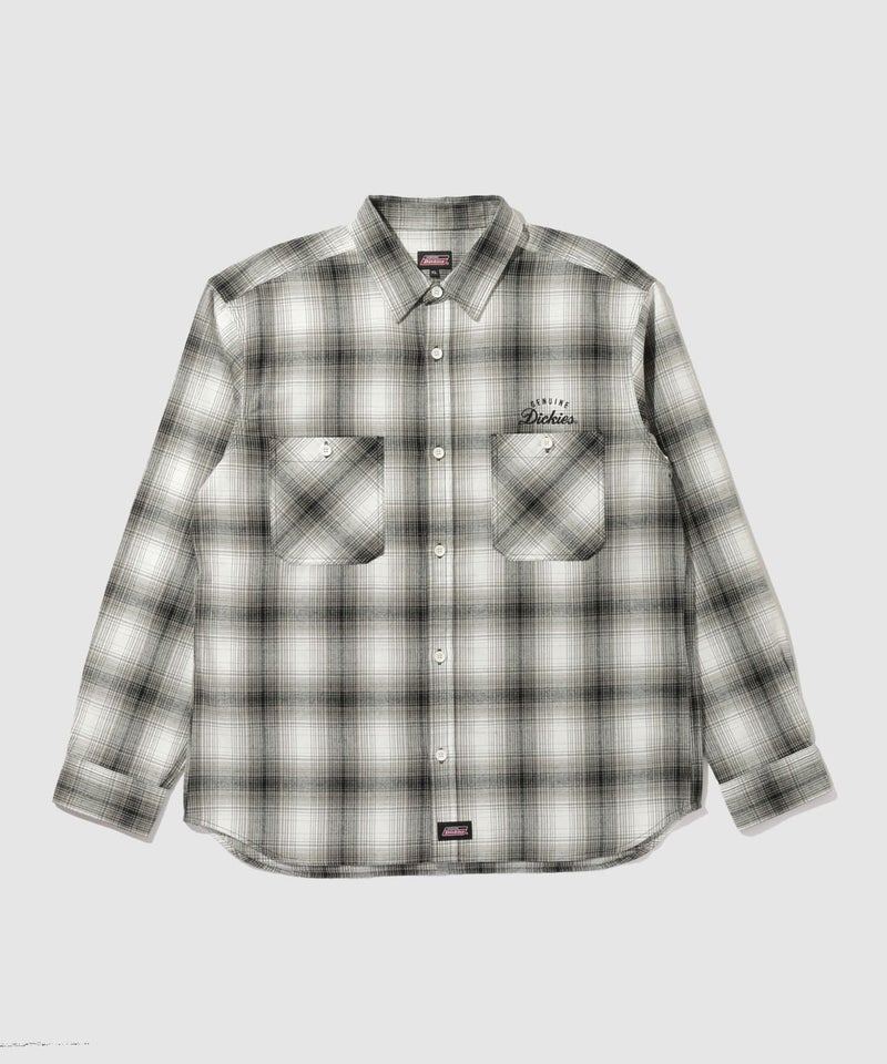 GENUINE Dickies ワンポイントロゴ刺しゅう ネルチェックワークシャツ メンズ商品画像-25