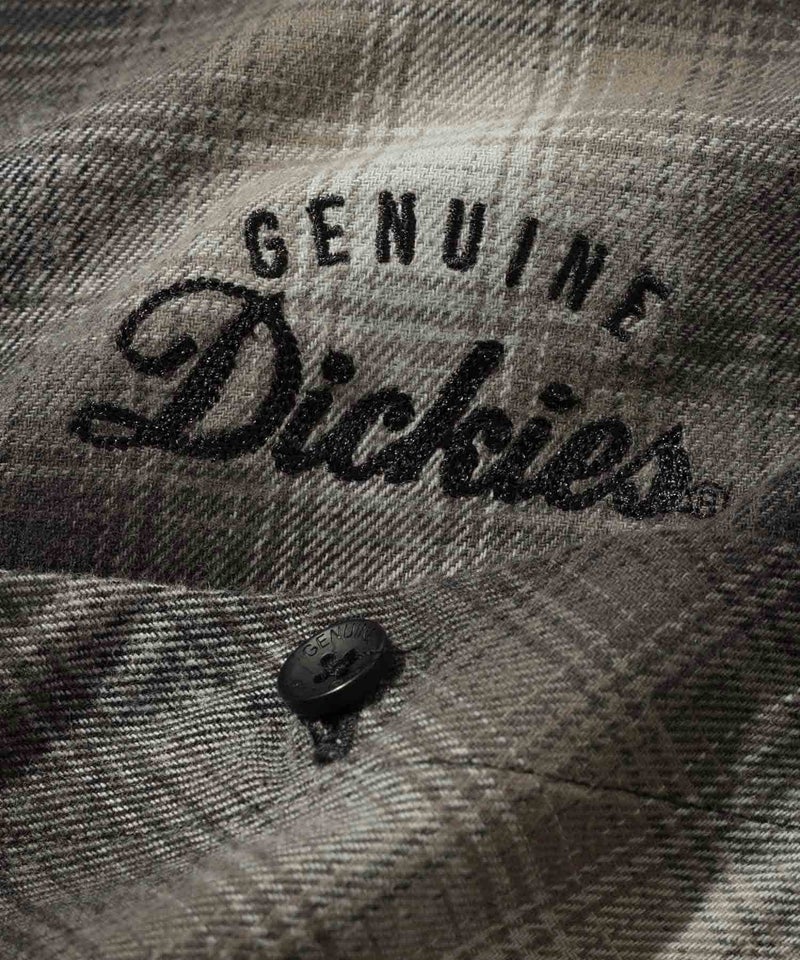 GENUINE Dickies ワンポイントロゴ刺しゅう ネルチェックワークシャツ メンズ商品画像-31