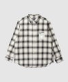 NAVY フランネルチェックシャツ メンズ商品サムネイル-2