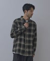 NAVY フランネルチェックシャツ メンズ商品サムネイル-4
