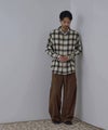 NAVY フランネルチェックシャツ メンズ商品サムネイル-15