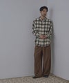 NAVY  フランネルチェックシャツ メンズ商品サムネイル-16