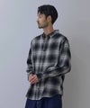 NAVY フランネルチェックシャツ メンズ商品サムネイル-16
