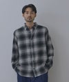 NAVY フランネルチェックシャツ メンズ商品サムネイル-18