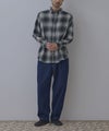 NAVY  フランネルチェックシャツ メンズ商品サムネイル-19